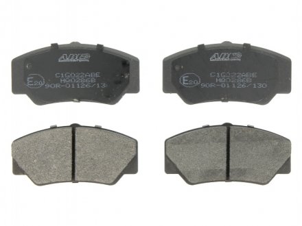 Комплект тормозных колодок, дисковый тормоз ABE C1G022ABE (фото 1)