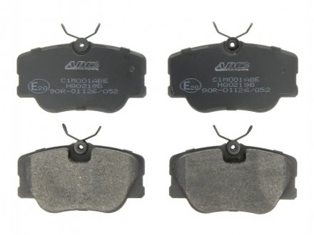 Комплект тормозных колодок, дисковый тормоз ABE C1M001ABE (фото 1)