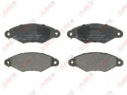 Колодки тормозные дисковые передние CITROEN Xantia 98-03, XSARA (N1) 97-05, XSARA Break (N2) 97-00, XSARA купе (N0) 98- ABE C1R012ABE