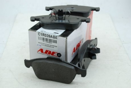 Комплект тормозных колодок, дисковый тормоз ABE C1R039ABE