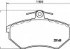 Комплект гальмівних колодок, дискове гальмо ABE C1W005ABE (фото 1)