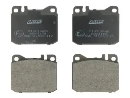 Комплект тормозных колодок, дисковый тормоз ABE C1W016ABE