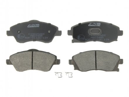 Комплект тормозных колодок, дисковый тормоз ABE C1X020ABE (фото 1)