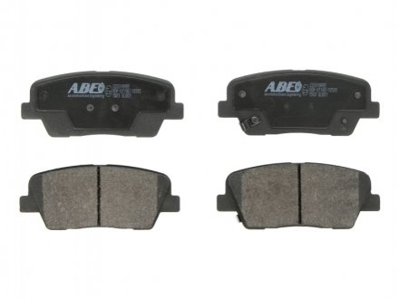Комплект тормозных колодок, дисковый тормоз ABE C20316ABE (фото 1)