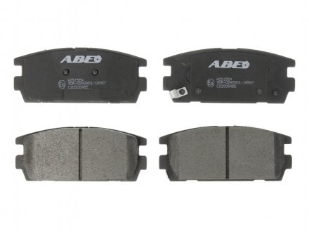 Комплект тормозных колодок, дисковый тормоз ABE C20506ABE