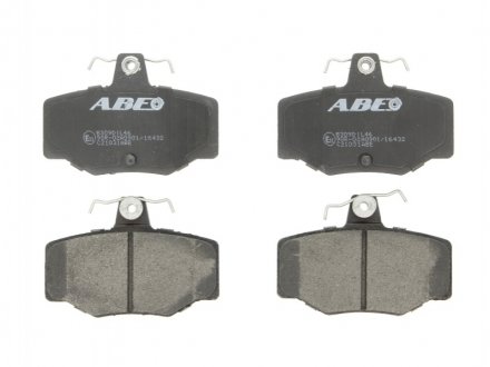 Комплект гальмівних колодок, дискове гальмо ABE C21031ABE (фото 1)