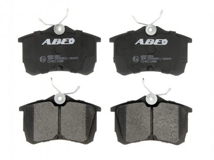 Комплект тормозных колодок, дисковый тормоз ABE C24011ABE (фото 1)