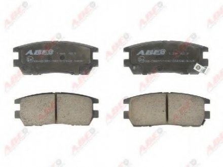 Комплект гальмівних колодок, дискове гальмо ABE C25005ABE (фото 1)