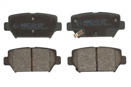 Тормозные колодки, дисковые. ABE C25016ABE (фото 1)