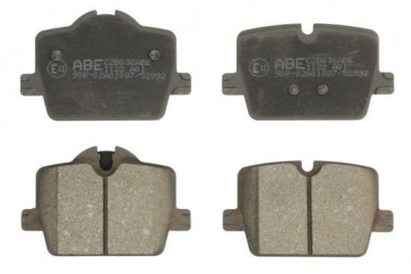 Тормозные колодки, дисковые. ABE C2B036ABE (фото 1)