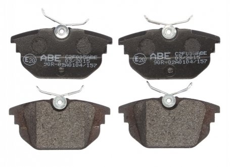Комплект тормозных колодок, дисковый тормоз ABE C2F005ABE (фото 1)