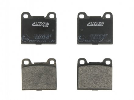 Комплект гальмівних колодок, дискове гальмо ABE C2V002ABE (фото 1)