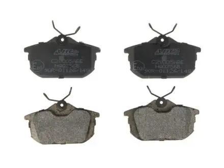 Комплект тормозных колодок, дисковый тормоз ABE C2V005ABE