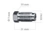 Штуцер М10x1 тормозной трубки 4,75мм (папа) L=21мм ACS 5-100-105s (фото 1)