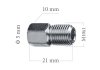 Штуцер М10x1 гальмівної трубки 4,75мм (тато) L=21мм ACS 5-100-116х (фото 1)