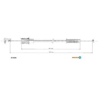 Трос акселератора ADRIAUTO 07.0335