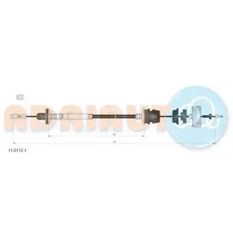 Трос, управление сцеплением ADRIAUTO 11.0112.1