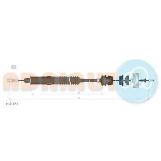 Трос, управление сцеплением ADRIAUTO 11.0137.1