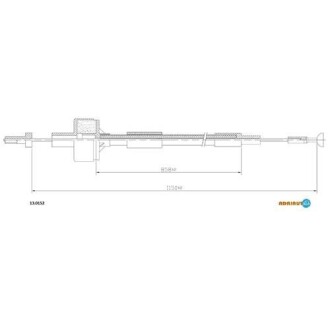Трос, управление сцеплением ADRIAUTO 13.0152