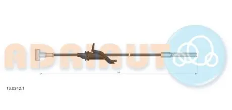 Ford трос ручн.тормоза focus 05- ADRIAUTO 13.0242.1