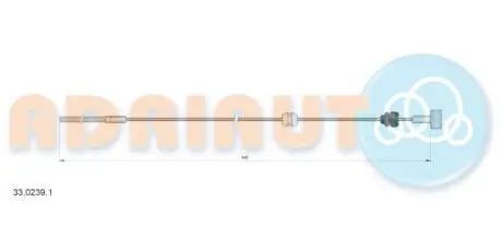 Трос гальма стоянки ADRIAUTO 33.0239.1