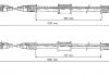 Opel трос ручного гальма kadett e, astra f ADRIAUTO 33.0245 (фото 1)