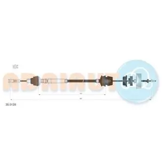 Трос, управління зчепленням ADRIAUTO 35.0129