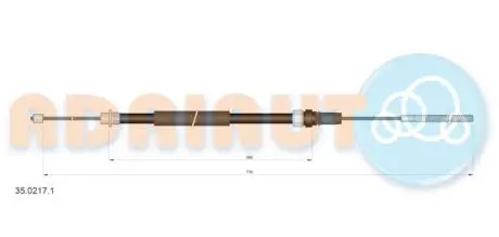 Трос зупиночних гальм ADRIAUTO 35.0217.1
