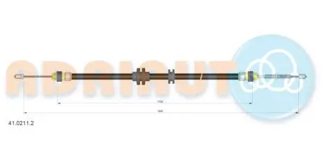 Тросик, cтояночный тормоз ADRIAUTO 41.0211.2