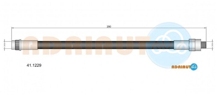 Шланг тормозов задний ADRIAUTO 41.1229 (фото 1)