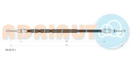 Audi трос ручного тормоза q7 06- ADRIAUTO 55.0215.1