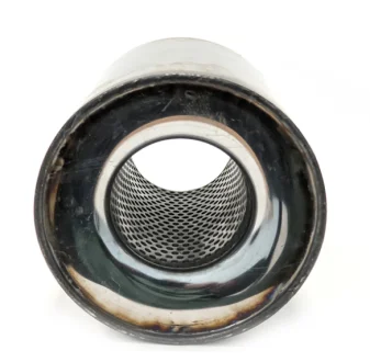 Вставка вместо катализатора в коллектор 90/130 (диаметр/высота) (сварной) нержавейка AGK FA90130