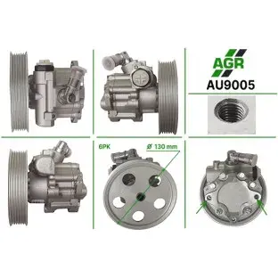 Насос ГУР новий AUDI A4 00-04, A4 AVANT 01-04 AGR AU9005