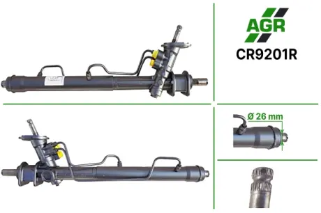 Рульова рейка з ГУР відновлена CHEVROLET AVEO (T250, T255) 05-,KALOS 05- AGR CR9201R