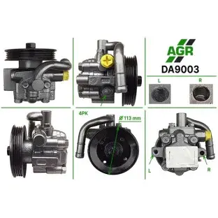 Насос ГУР новый DAEWOO KALOS 03-,MATIZ 98- AGR DA9003