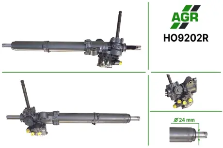 Рулевая рейка с ГУР восстановленная HONDA Accord 1990-1996,ROVER 600 1993-1999 AGR HO9202R