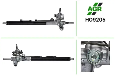 Рульова рейка з ГУР, нова, ACURA TSX (CL_) 03-08; HONDA ACCORD VII (CL) 03-, ACCORD VII TOURER (CM) 03 AGR HO9205
