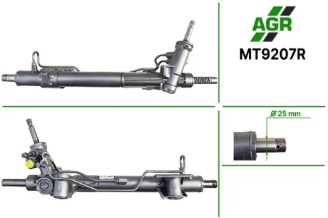 Рульова рейка з ГУР відновлена MITSUBISHI Outlander 2007-, MITSUBISHI Lancer 2007-, CITROEN C-Cr AGR MT9207R