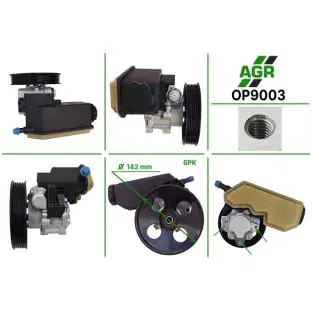 Насос ГУР новый OPEL Vectra B 1996-2002 AGR OP9003