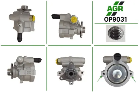 Насос ГУР новий NISSAN INTERSTAR 02-,NISSAN INTERSTAR 02-09, NISSAN PPRIMASTAR 02-,OPEL COMBO 93 AGR OP9031