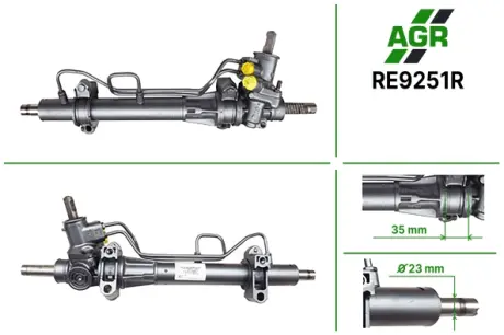 Рулевая рейка с ГУР восстановленная RENAULT Clio 1998-2005,RENAULT Symbol 2005- AGR RE9251R