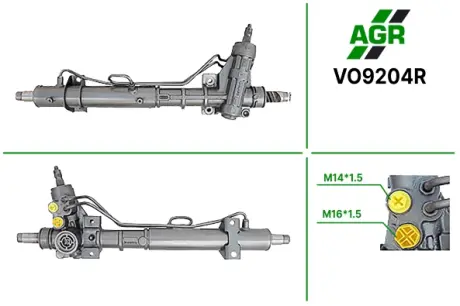 Рулевая рейка с ГУР восстановленная VOLVO 440 1986-1997,VOLVO 480 1986-1996 AGR VO9204R
