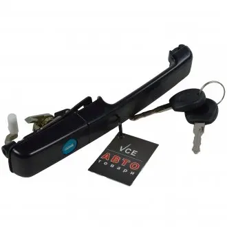 Ручка двери передняя, левая, со вставкой замка и ключом AIC 50553