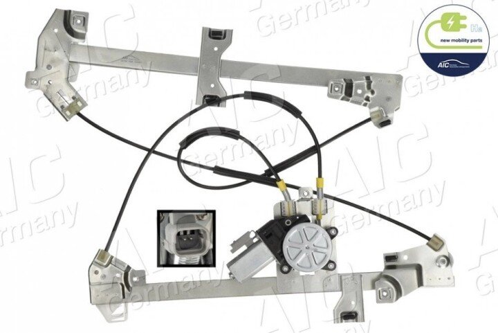 Склопідйомник електричний передній, лівий, з електродвигуном AIC 53784 (фото 1)