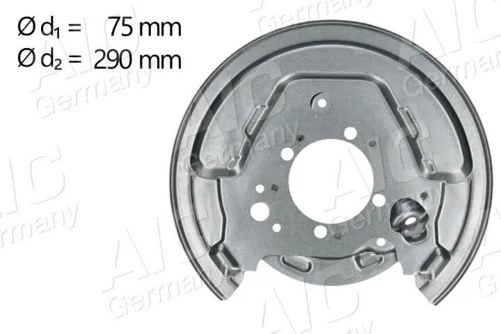 Фото 1 - Кожух тормозного диска AIC 58834 Кожух тормозного диска AIC 58834 (фото 1)