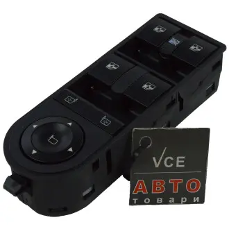 Кнопка склопідйомника (l) opel astra h/zafira b 04-15 (блок) AIC 58870