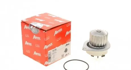 Насос воды citroen xsara 1.5d/1.6 97-/peugeot 106/205/206/306/405 1.5d/1.4/1.6 91-02 AIRTEX 1419