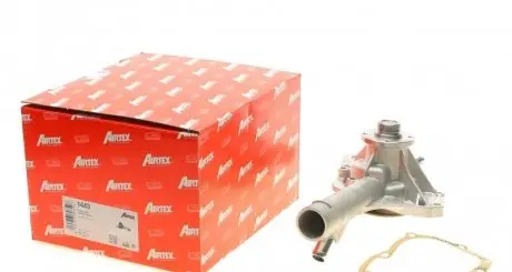 Насос воды mb c-class (w202/s202)/e-class (w124/w210) 1.8/2.0/2.2/2.3 92-02/m-class (w163) 2.3 98-05 AIRTEX 1443