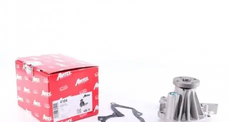 Помпа воды ford fiesta iv/v/focus/fusion 1.0i/1.25/1.4i/1.6 16v 95-12/mazda 2 03-07/volvo 1.6 05-12 AIRTEX 4104