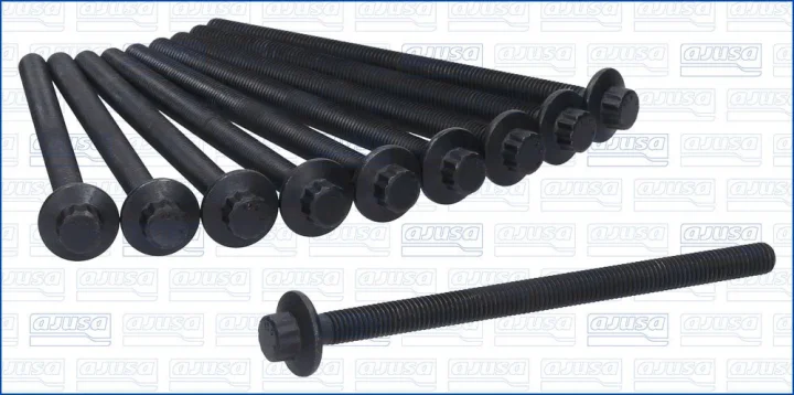 Набор болтов гбц dacia logan ii, logan mcv ii, sandero ii, sandero iii mitsubishi colt vii nissan micra v renault clio v, sandero-stepway ii, thalia iii, twingo iii 1.0 12.16- AJUSA 81069400 (фото 1)